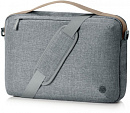 Сумка для ноутбука 15" HP RENEW Topload серый/коричневый пластик (1A213AA)