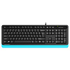 Клавиатура A4Tech Fstyler FKS10 черный/синий USB [1530196]