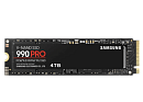 Твердотельный накопитель SSD M.2 (PCI-E NVMe 2.0 Gen 4.0 x4) 4Tb Samsung 990 PRO (R7450/W6900MB/s) 1year (незначительное повреждение коробки)