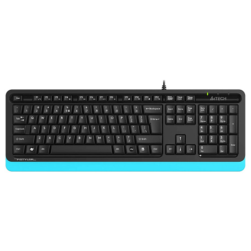 Клавиатура A4Tech Fstyler FKS10 черный/синий USB [1530196]