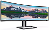 49" Philips 498P9Z изогнутый*1800 5120x1440@165Hz VA W-LED 32:9 4ms HDMI DP 4*USB3.2 80M:1 178/178 550cd 3000:1 2*Speakers 5W Tilt HAS Swivel Black
