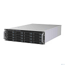 Procase BS316-SAS12-B-0 Корпус 3U Rack server case 16 SATA III / SAS 12Gbit hotswap HDD 4*MiniSAS HD(8643), черный, без блока питания, глубина 650мм,