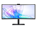 Монитор Samsung 34" S34C650VAI 1000R, 21:9, VA, UHD, 5ms, 350cd, 100Hz, HDMI, DP, USB, USB-C, LAN, SPK, CAM, HAS