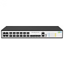 Коммутатор SNR Управляемый уровня 3, 8 портов 100/1000BaseX SFP, 4 Combo портов GE, 4 порта 1/10G SFP+, RPS DC 12V