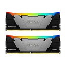 Модуль памяти Kingston 32GB DDR4 3600 FURY Renegade RGB Black XMP Non-ECC Unbuffered DIMM (Kit 2*16gb) 2RX8 16-20-20 1.35V 288-pin 8Gbit