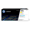 Картридж лазерный HP 212X W2122X желтый для HP CLJ Enterprise M554/M555