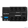 CyberPower BR700ELCD ИБП {Line-Interactive, 700VA/420W USB/RJ11/45/USB charger A (4+4 EURO), 12В/7,2 Ач х 1}