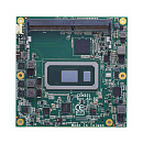 Процессорный модуль CEM521-Cel-4305UE, COM Express тип 6, процессор Intel® Celeron® 4305UE, DDR4-2400 МГц SO-DIMM, до 64 Гб, 3 x SATA-600, 1 х GbE LAN