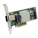 Microsemi Adaptec ASR-8885 (PCI-E v3 x8, LP) SGL SAS 12G,RAID 0,1,10,5,6,50,16port(int2*SFF8643+ext2*8644),1Gb cache, каб. не вкл.