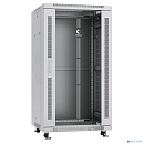 Cabeus SH-05C-22U60/80 Шкаф напольный 19", 22U 600x800x1166mm (ШхГхВ) передняя стеклянная и задняя сплошная металлическая двери, ручка с замком, цвет