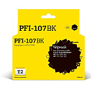 T2 PFI-107BK Картридж струйный для Canon imagePROGRAF iPF-670/680/685/770/780/785, черный
