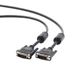 Кабель DVI-D single link Gembird/Cablexpert , 19M/19M, 4.5м, черный, экран, феррит.кольца, пакет (CC-DVI-BK-15)