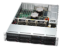 Серверная платформа Supermicro SuperServer 2U 621P-TR noCPU(2)4th GenScalable(MCC Carrier)/TDP 300W/no DIMM(16)DDR5/ noHDD(8)LFF/6xLP,M2/2x1GbE/2x1200