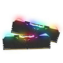 Модуль памяти PATRIOT Viper RGB Gaming DDR4 Общий объём памяти 32Гб Module capacity 16Гб Количество 2 3600 МГц Множитель частоты шины 17 1.35 В черный