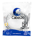 Патч-корд F/UTP, категория 6, 2xRJ45/8p8c, экранированный, серый, LSZH, 3м Cabeus PC-FTP-RJ45-Cat.6-3m-LSZH Патч-корд F/UTP, категория 6, 2xRJ45/8p8c,