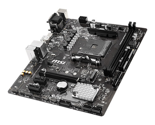 MSI B450M PRO-M2 MAX AM4 AMD B450 2xDDR4 AC97 GbLAN RAID+VGA+DVI+HDMI mATX