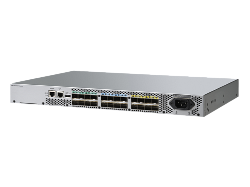 hpe san switch sn3600b 24/8 32gb (ext. 24x32gb ports - 8 active ports,advanced fabric os, advanced web tools and advanced zoning, no sfp) analog q1h70