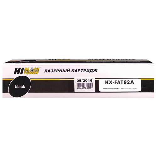 Hi-Black KX-FAT92A Тонер-картридж для Panasonic KX-MB263/283/763/773/783