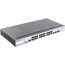 Коммутатор D-Link SMB D-Link DGS-1510-28XMP/A1A PROJ Настраиваемый L2+ стекируемый с 24 портами 10/100/1000Base-T и 4 портами 10GBase-X SFP+ (24 порта PoE 802.3a