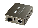TP-Link Медиаконвертер 10/100 Мбит/с RJ45 - 100 Мбит/с разъём SC (одномодовый), полнодуплексный,Tx:1310нм, Rx:1550нм, до 20км, переключающийся адаптер