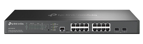 коммутатор TP-Link SG3218XP-M2, Omada 16-Port 2.5GBASE-T and 2-Port 10GE SFP+ L2+ Managed Switch with 8-Port PoE+