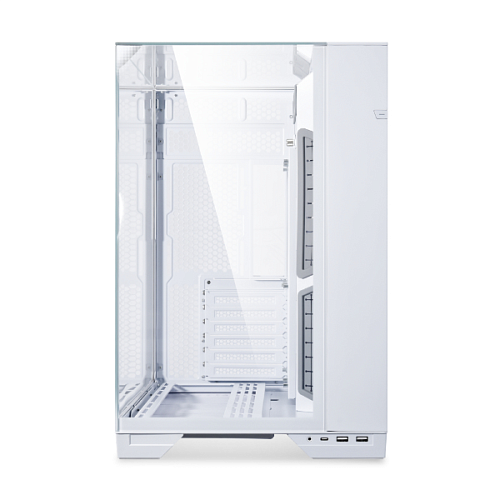 Корпус LIAN LI O11 Vision White, Midium Case: EATX(under 280mm)/ATX/MICRO-ATX/MINI-ITX, 2xUSB 3.0, 1xUSB Type-C, 1xAudio, Included Fans: none