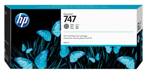 Cartridge HP 747 для HP DesignJet Z9+ , хроматический серый, 300 мл