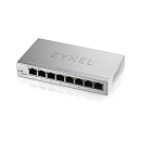 Коммутатор Smart L2 коммутатор Zyxel GS1200-8, 8xGE, настольный, бесшумный, с поддержкой VLAN, IGMP, QoS и Link Aggregation