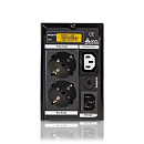 SVC, V-650-F ИБП, Л-И., 650ВА/400Вт, Вход:220В, AVR:165-275В, Вых.:220В±10%, 50/60±0.5Гц, АКБ 1*12В/9Ач, Светодиодная индикация, Напольный