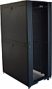 Шкаф коммутационный Lanmaster (LAN-DC-CBP-48UX8X12) напольный 48U 800x1200мм пер.дв.перфор. задн.дв.перфор.2-хст. 1500кг черный