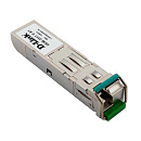 D-Link 331T/40KM/B1A WDM SFP-трансивер с 1 портом 1000Base-BX-D (Tx:1550 нм, Rx:1310 нм) для одномодового оптического кабеля (до 40 км, разъем Simplex