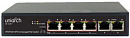 Коммутатор UNV SW-2106-P 6x100Мбит/с 4PoE 65W неуправляемый