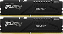 Память DDR5 2x32GB 5200MHz Kingston KF552C36BBEK2-64 Fury Beast Black Expo RTL Gaming PC5-41600 CL36 DIMM 288-pin 1.25В kit single rank с радиатором R