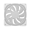 Powercase (CM21-14W ARGB) White 140x140x25mm (PWM, 100шт./кор, 4pin +ARGB Sync, 800-1500±10% об/мин) Bulk