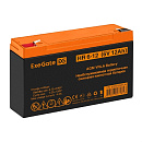 Exegate EX297509RUS Аккумуляторная батарея HR 6-12 (6V 12Ah, клеммы F2)