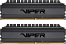 Память DDR4 2x4Gb 3000MHz Patriot PVB48G300C6K Viper 4 Blackout RTL Gaming PC4-24000 CL16 DIMM 288-pin 1.35В dual rank с радиатором Ret