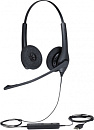 Наушники с микрофоном Jabra BIZ 1500 Duo черный 2.3м накладные USB оголовье (1559-0159)