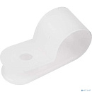 Rexant (07-4406) Скоба под винт 6мм, белая (50 шт/уп)