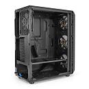 Корпус Exegate EX294406RUS Miditower Mistery X4-NPX700 (ATX, БП 700NPX с вент. 12см, 2*USB+1*USB3.0, HD аудио, черный, 4 вент. 12см с RGB подс