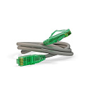 Кабельная сборка Hyperline PC-LPM-UTP-RJ45-RJ45-C6A-10M-LSZH-GY Патч-корд U/UTP, Cat.6a (100% Fluke Component Tested), 10G, LSZH, 10м, серый