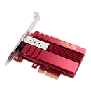 сетевая карта ASUS XG-C100F // // 10G Ethernet 5/2.5/1Gbps и 100Mbp