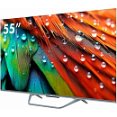 55" Телевизор HAIER Smart TV S4, QLED, 4K Ultra HD, серый, СМАРТ ТВ, Android TV [DH1VMZD01RU]