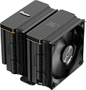 Кулер для процессора Ocypus Iota A62 BK, 2x120mm FAN, Display Panel, 6 HEAT PIPES, 4-PIN PWM, 500-2000 RPM, 29DBA, FDB, LGA115X/1200/1700/18XX, AM4/AM