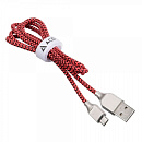 Кабели USB ACD USB кабель ACD-Titan MicroUSB ; USB-A Нейлон, 1м, красно-черный (ACD-U927-M1R)