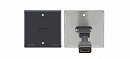 Настеннная панель Kramer Electronics [WP-H1M/EU/GB(G)] Панель-переходник настенная с проходным разъемом HDMI. Цвет серый.