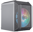 Cooler Master MasterCase H100 Mesh, USB3.0x2, 1x200 ARGBFan, 1x RGB Controller, Black-Iron Grey, mITX, w/o PSU