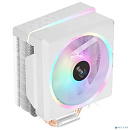 Устройство охлаждения(кулер) Aerocool Cylon 4F Wh ARGB PWM 4P Soc-AM5/AM4/1151/1200/2066/1700 4-pin 14-26dB Al+Cu 145W 550gr LED RTL
