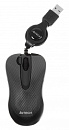 Мышь A4Tech V-Track Padless N-60F темно-серый оптическая (1000dpi) USB2.0 для ноутбука (3but)