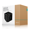 Кулер для процессора DEEPCOOL AK620 DIGITAL LGA20XX/1700/1200/115X/AM5/AM4 (8шт/кор, TDP 260W, PWM, DUAL Fan 120mm, 6 тепл. трубок, черный) RET
