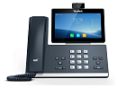 Телефон YEALINK SIP-T58W with camera, видеотерминал, 16 аккаунтов, цветной сенсорный экран 7" 1024х600, Android, WiFi, Bluetooth, GigE, CAM50, без БП